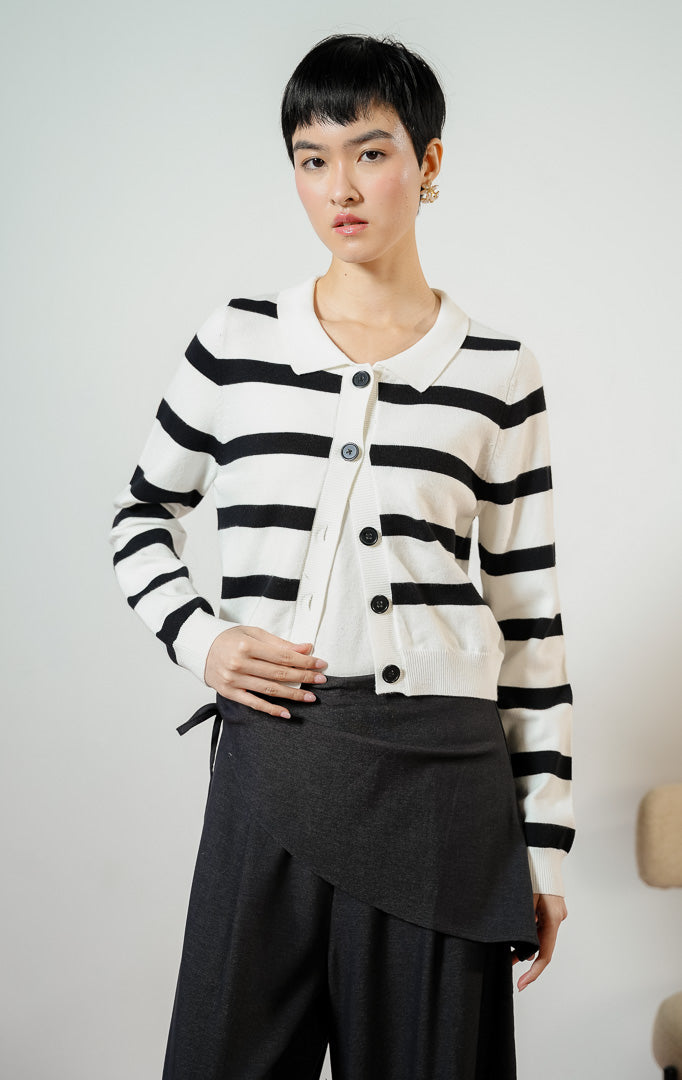 Mulberry Sweater White