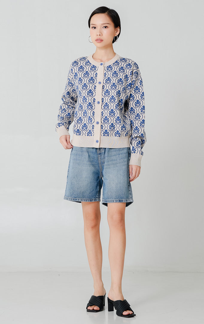 Lalaine Cardigan Blue
