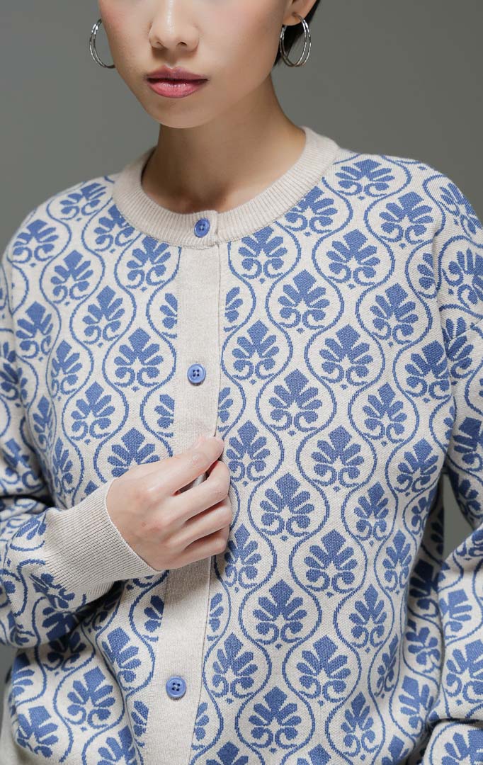 Lalaine Cardigan Blue