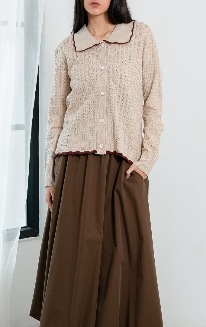 Lindsay Cardigan Brown