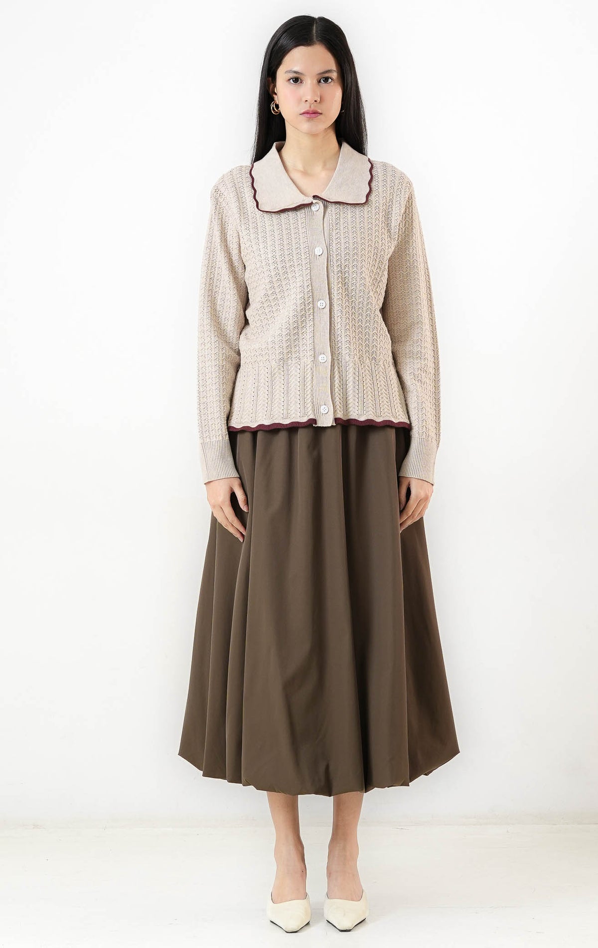 Lindsay Cardigan Brown