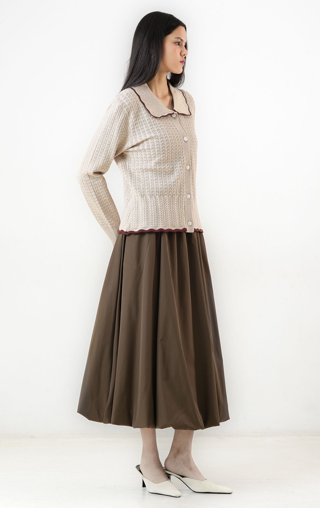 Lindsay Cardigan Brown