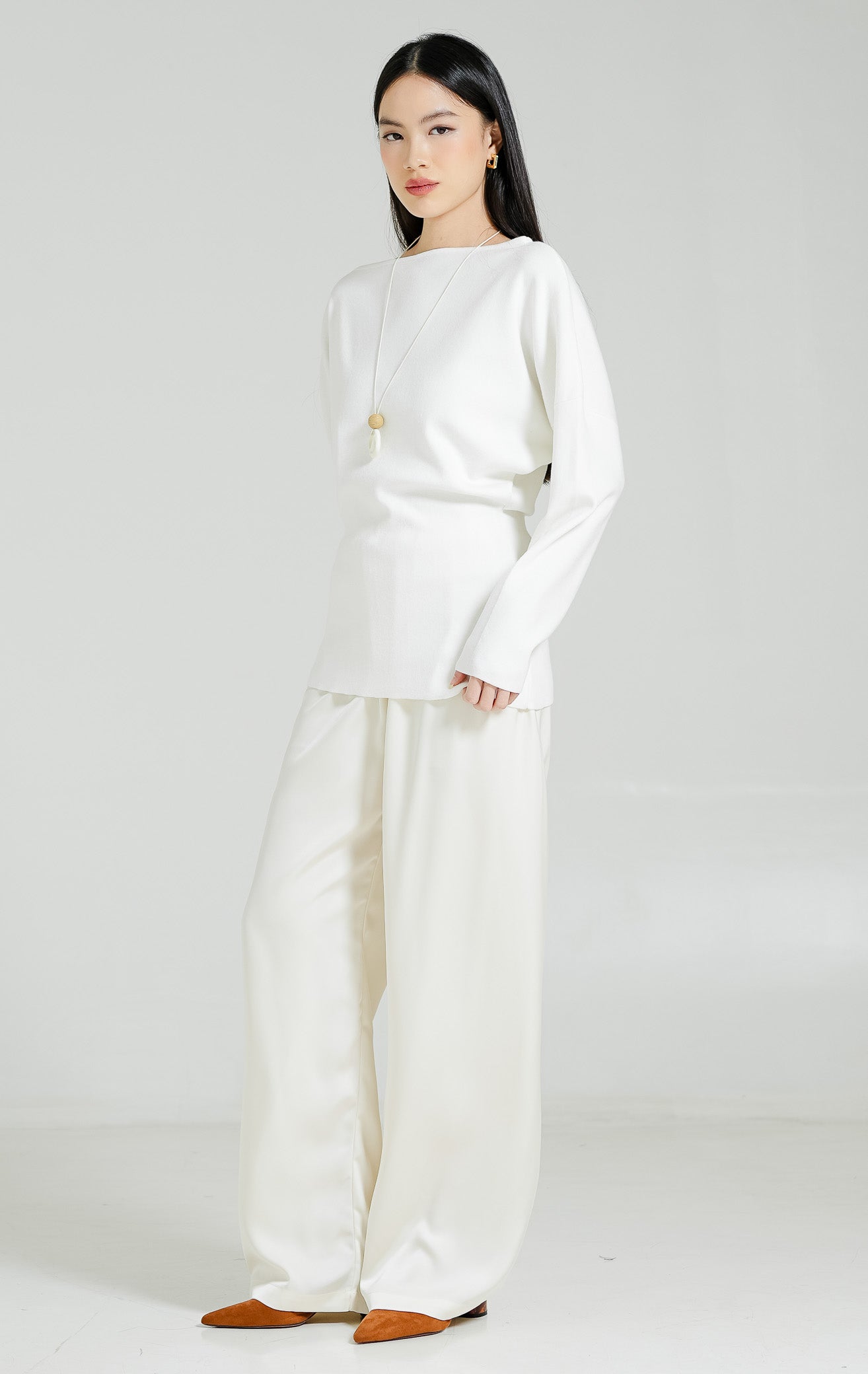 Odile Top White