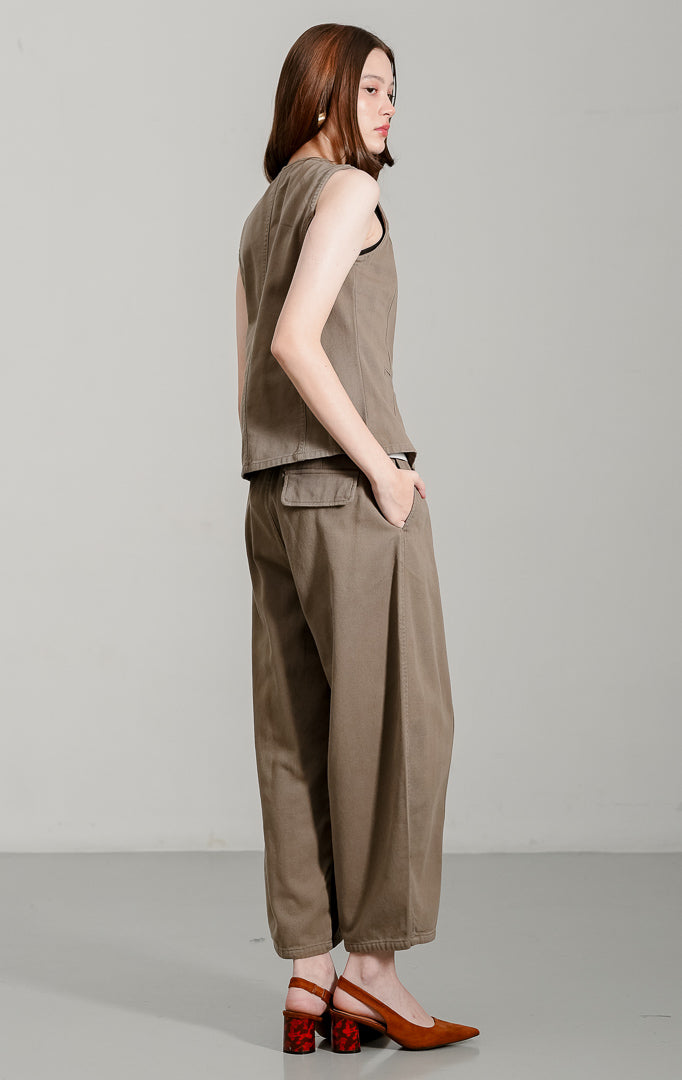 Rielle Vest Brown