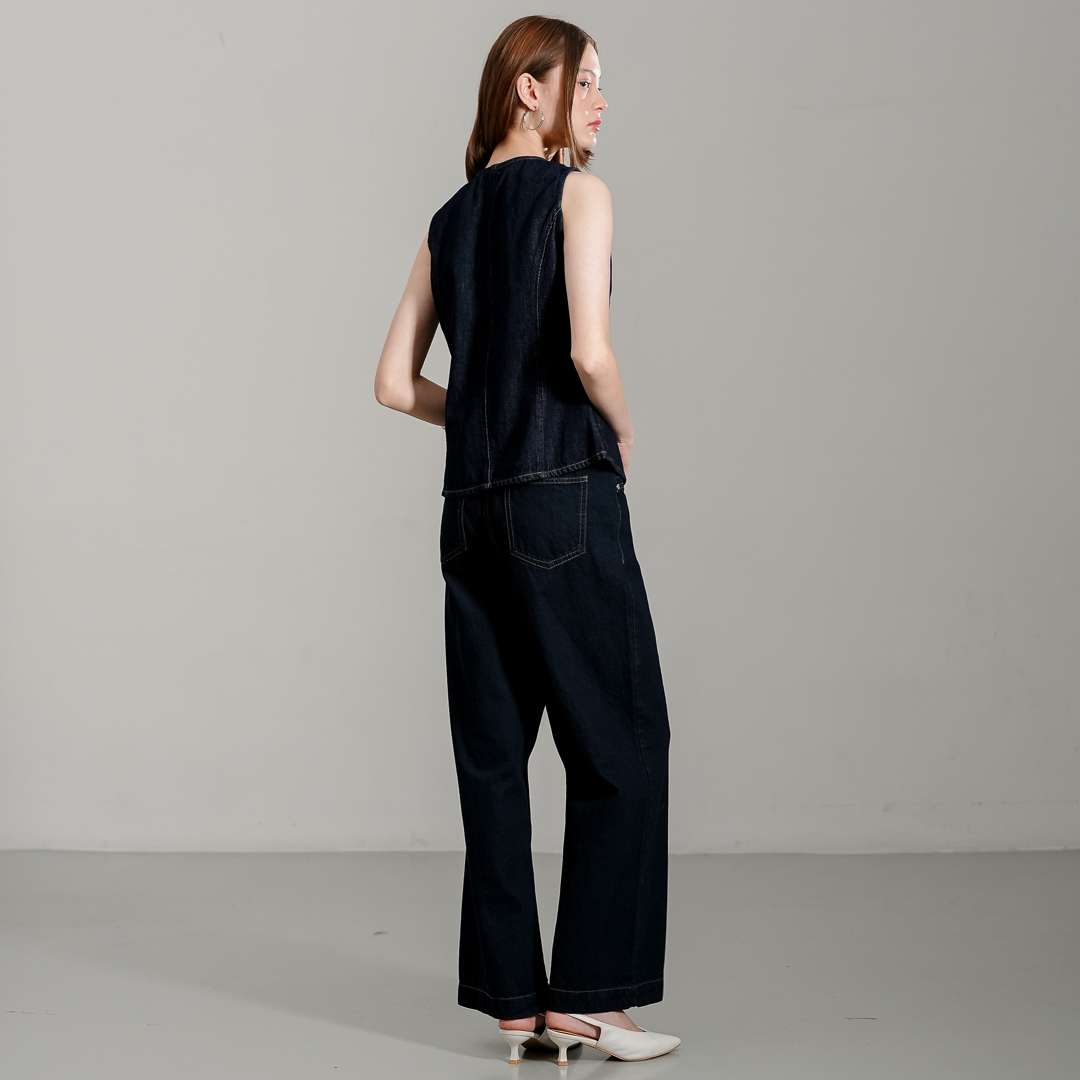 Vior Vest Dark Denim