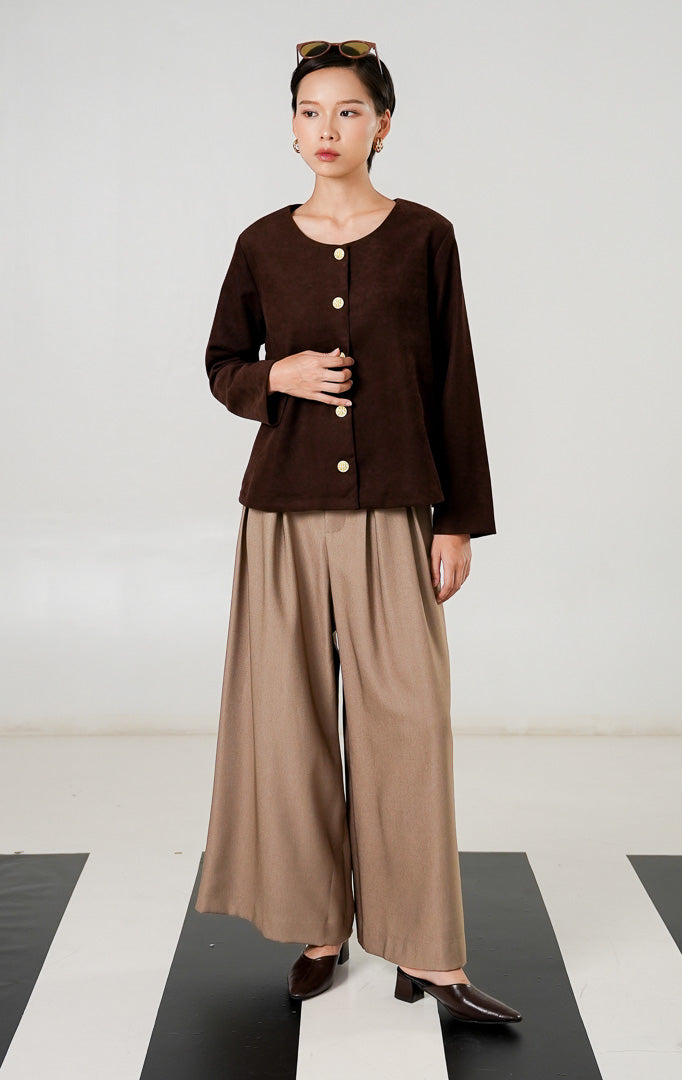 Calandra Jacket Dark Brown