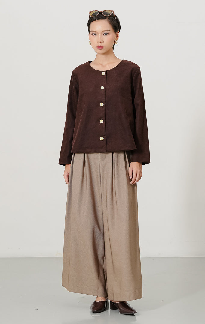 Calandra Jacket Dark Brown