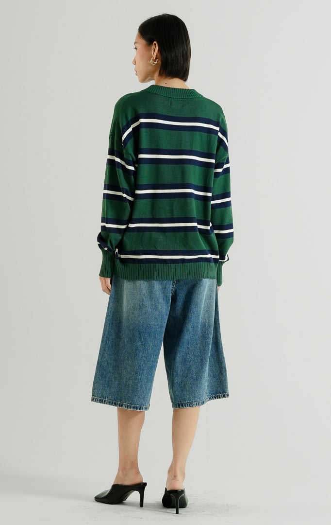 Axton Sweater Dark Green