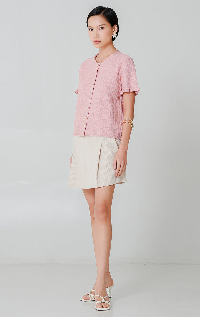 Henley Outer Pink
