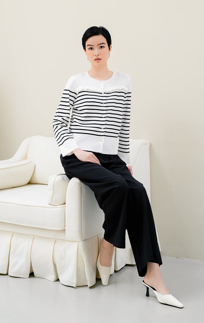 Alexiz Cardigan White