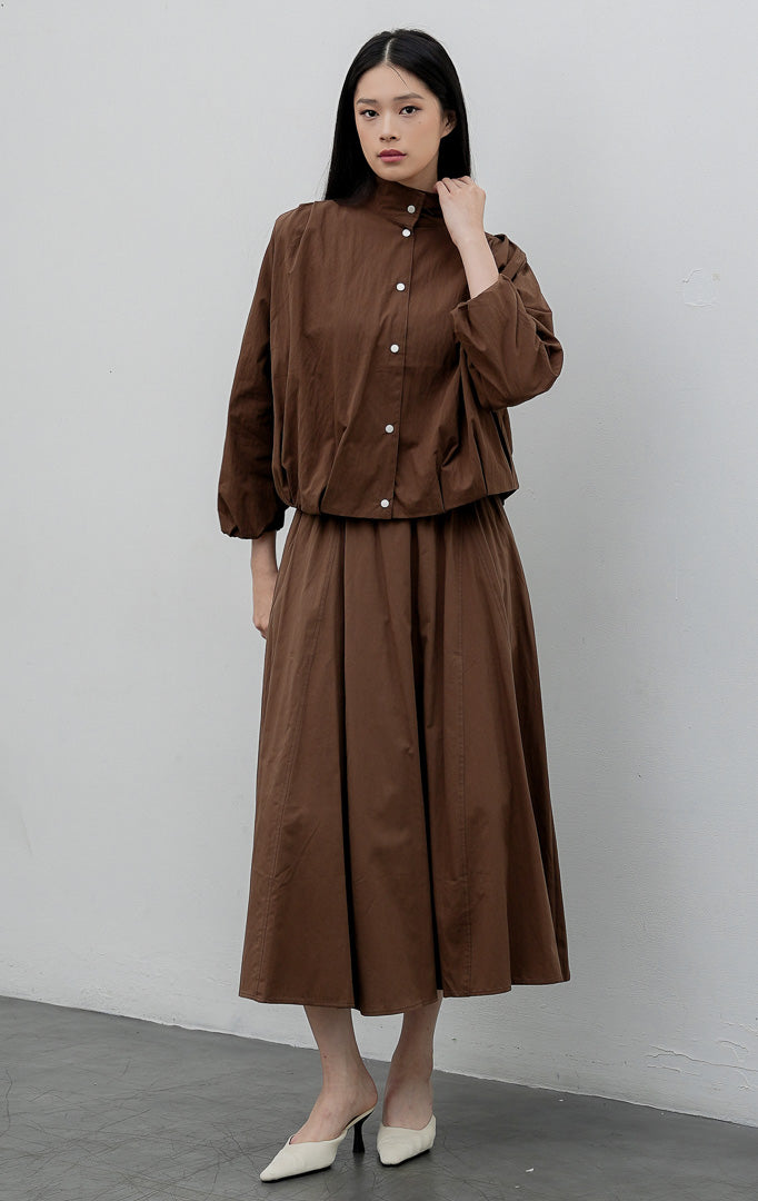 Honoria Jacket Dark Brown