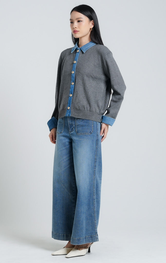 Osmira Cardigan Grey