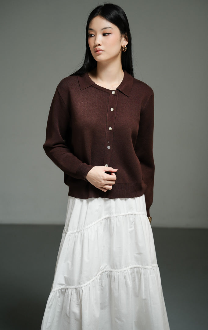 Anviera Sweater Dark Brown