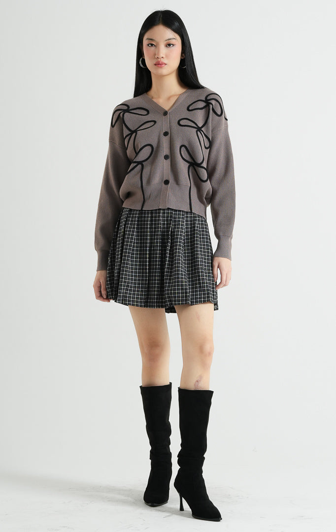 Nirexon Cardigan Taupe