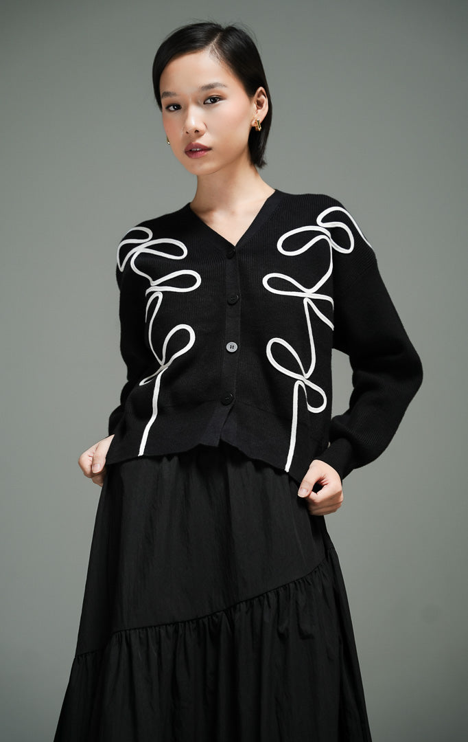 Nirexon Cardigan Black