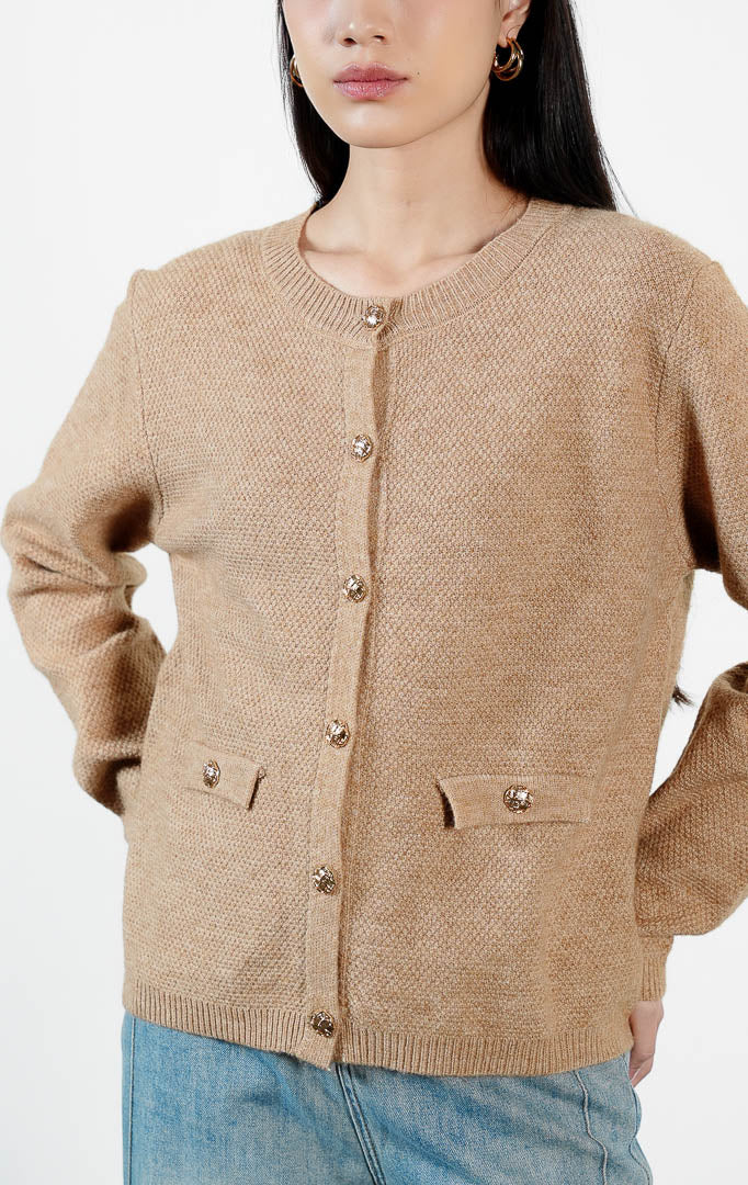 Elaris Cardigan Khaki