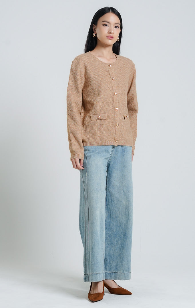 Elaris Cardigan Khaki