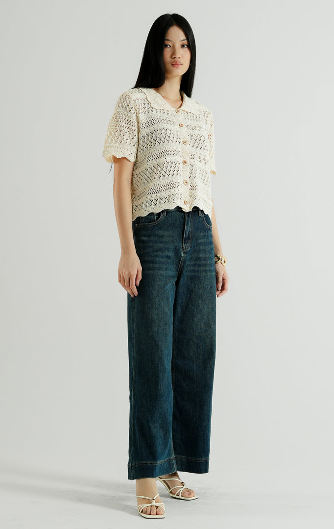 Silmora Top Ivory