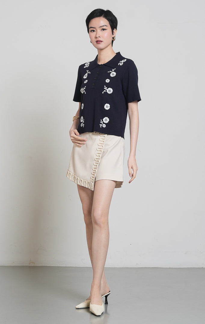 Elenora Top Navy