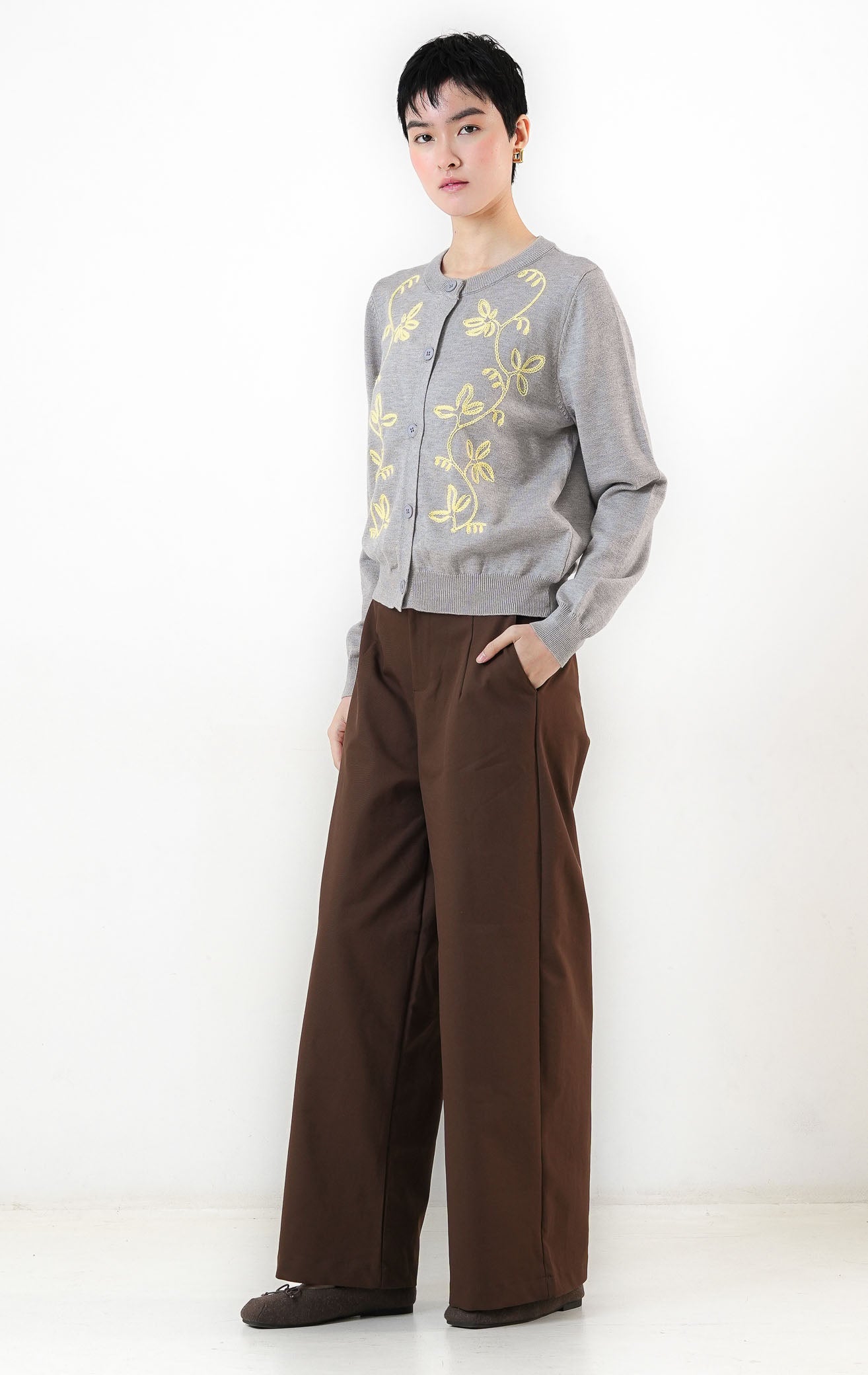 Oriana Cardigan Grey