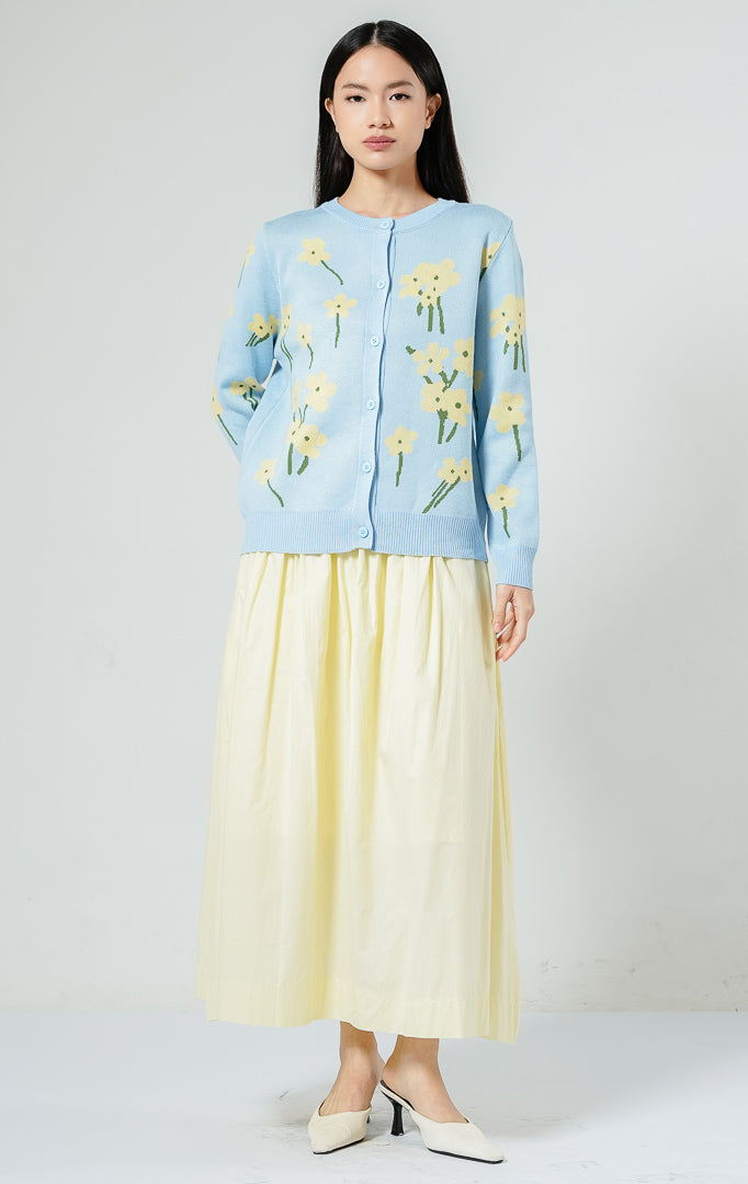Fleur Cardigan Light Blue