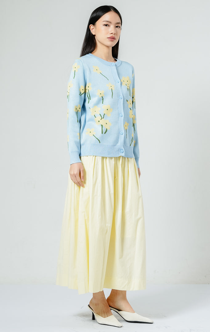 Fleur Cardigan Light Blue