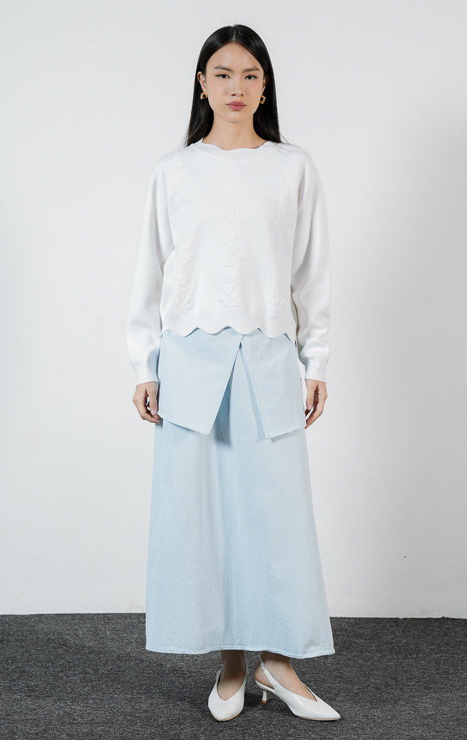 Galina Sweater White