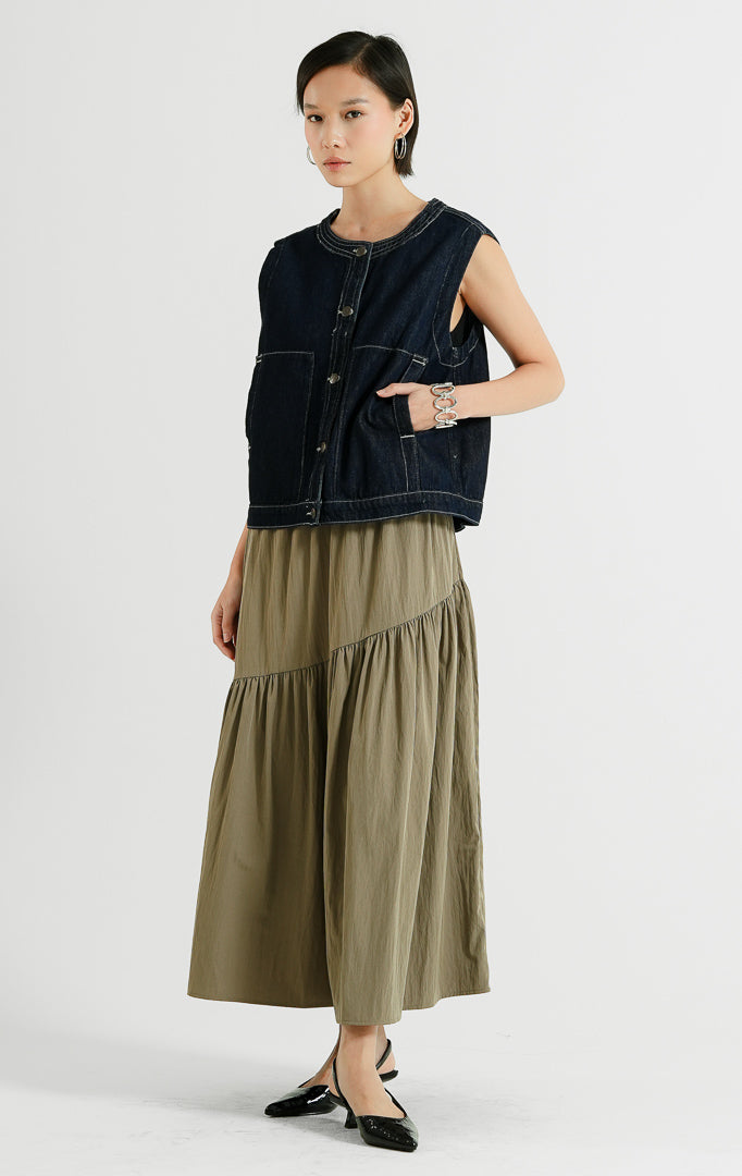 Caroline Vest Indigo