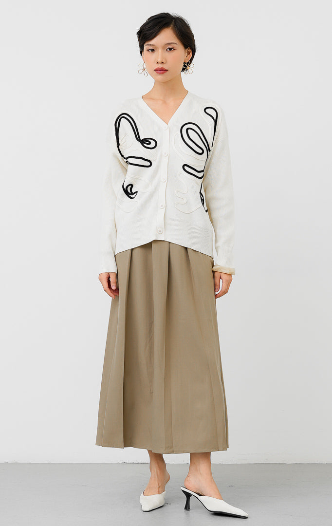 Thea Cardigan Ivory