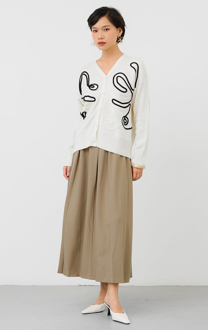 Thea Cardigan Ivory