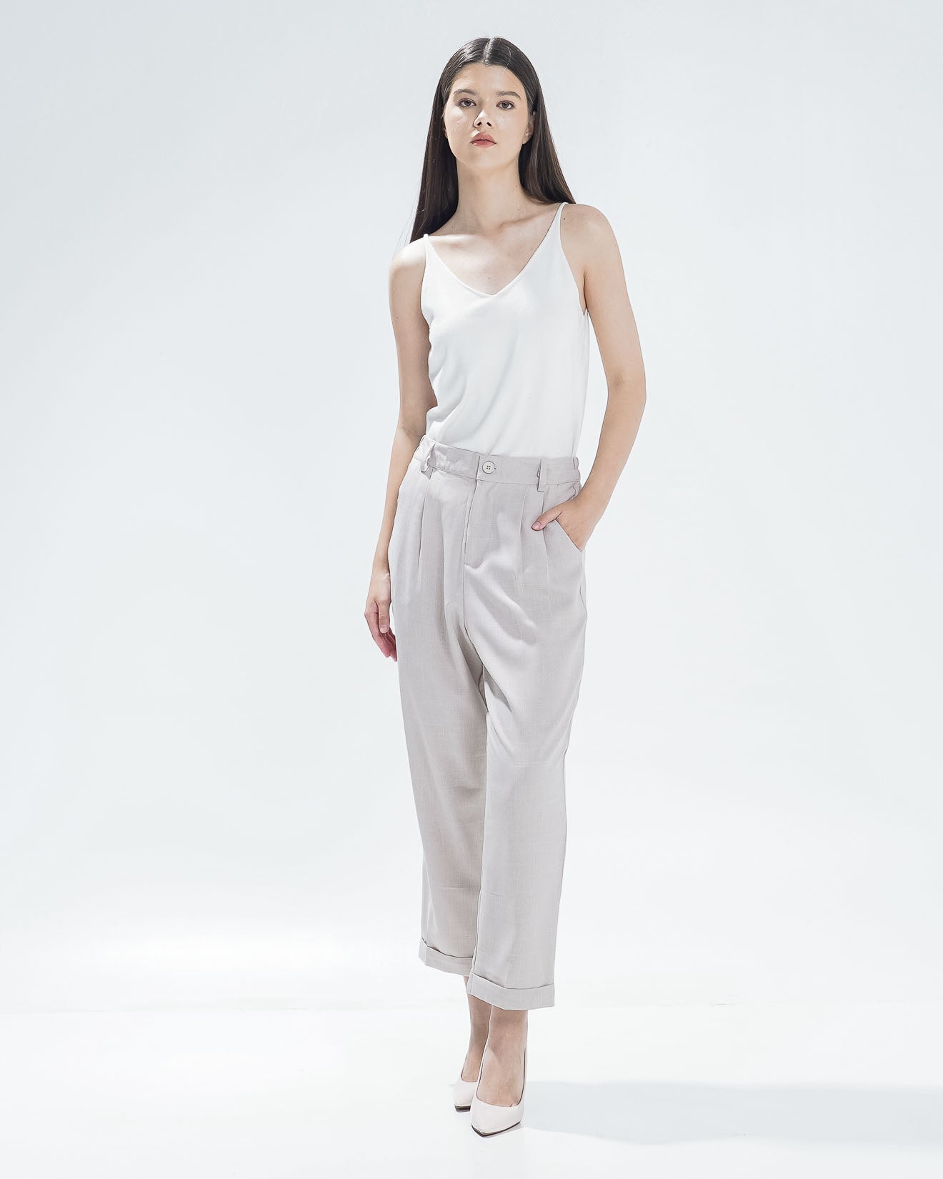 Davony Pants Ivory