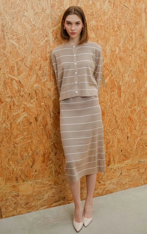 Jennet Set Dress Brown