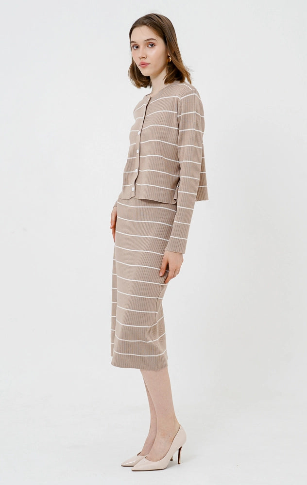 Jennet Set Dress Brown