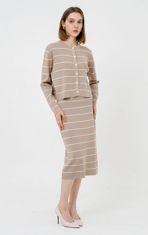 Jennet Set Dress Brown