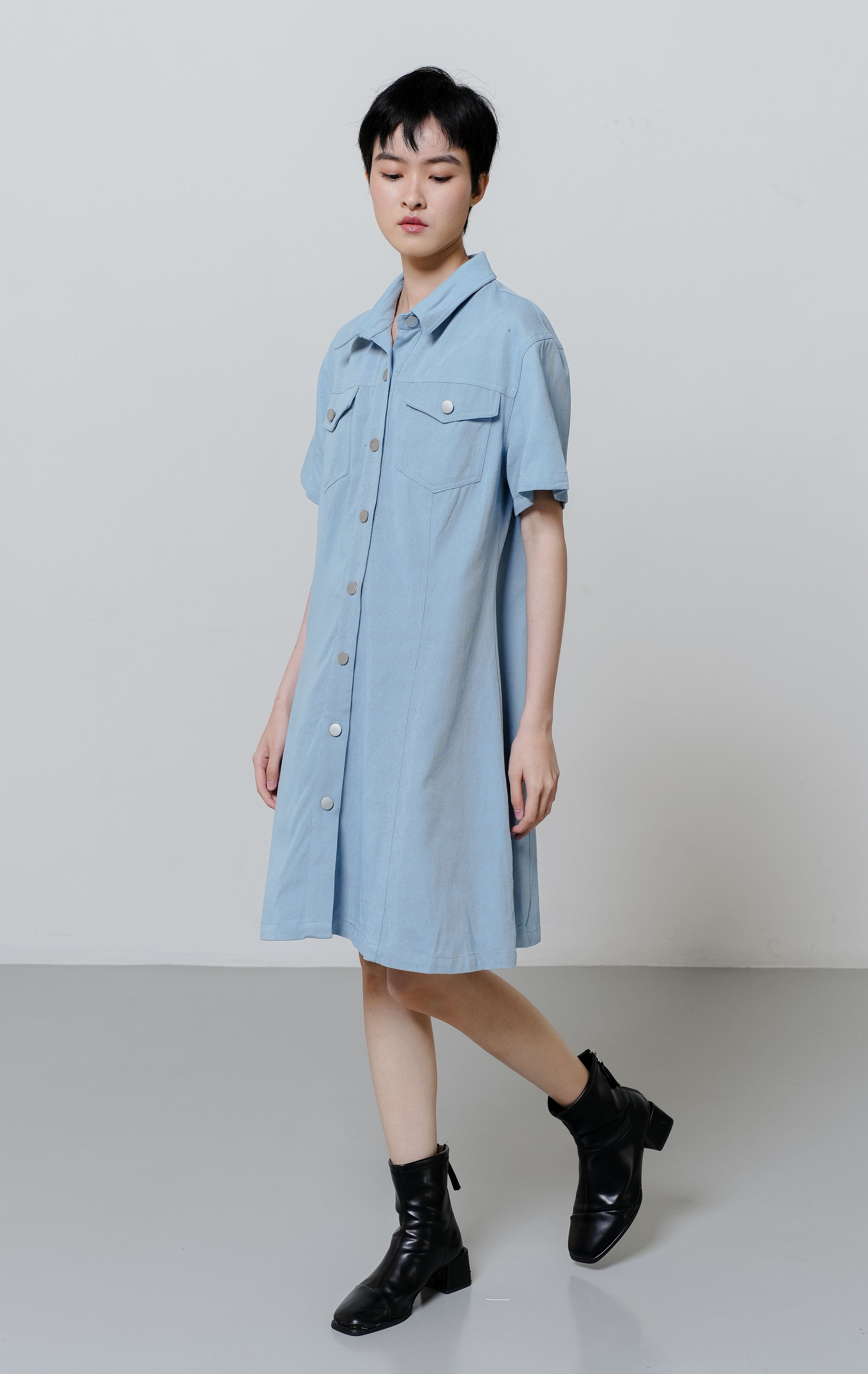 Davina Dress Blue
