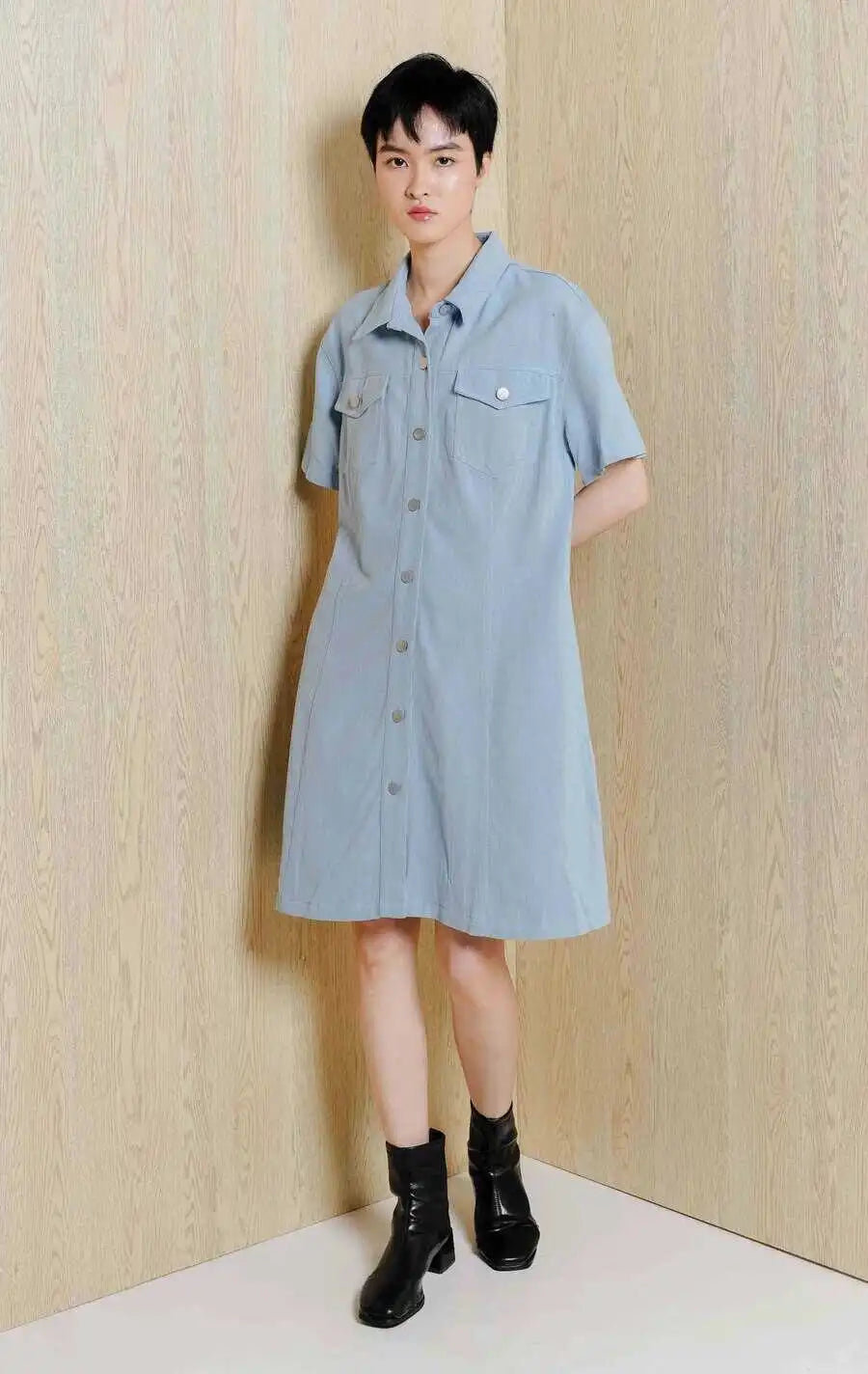 Davina Dress Blue