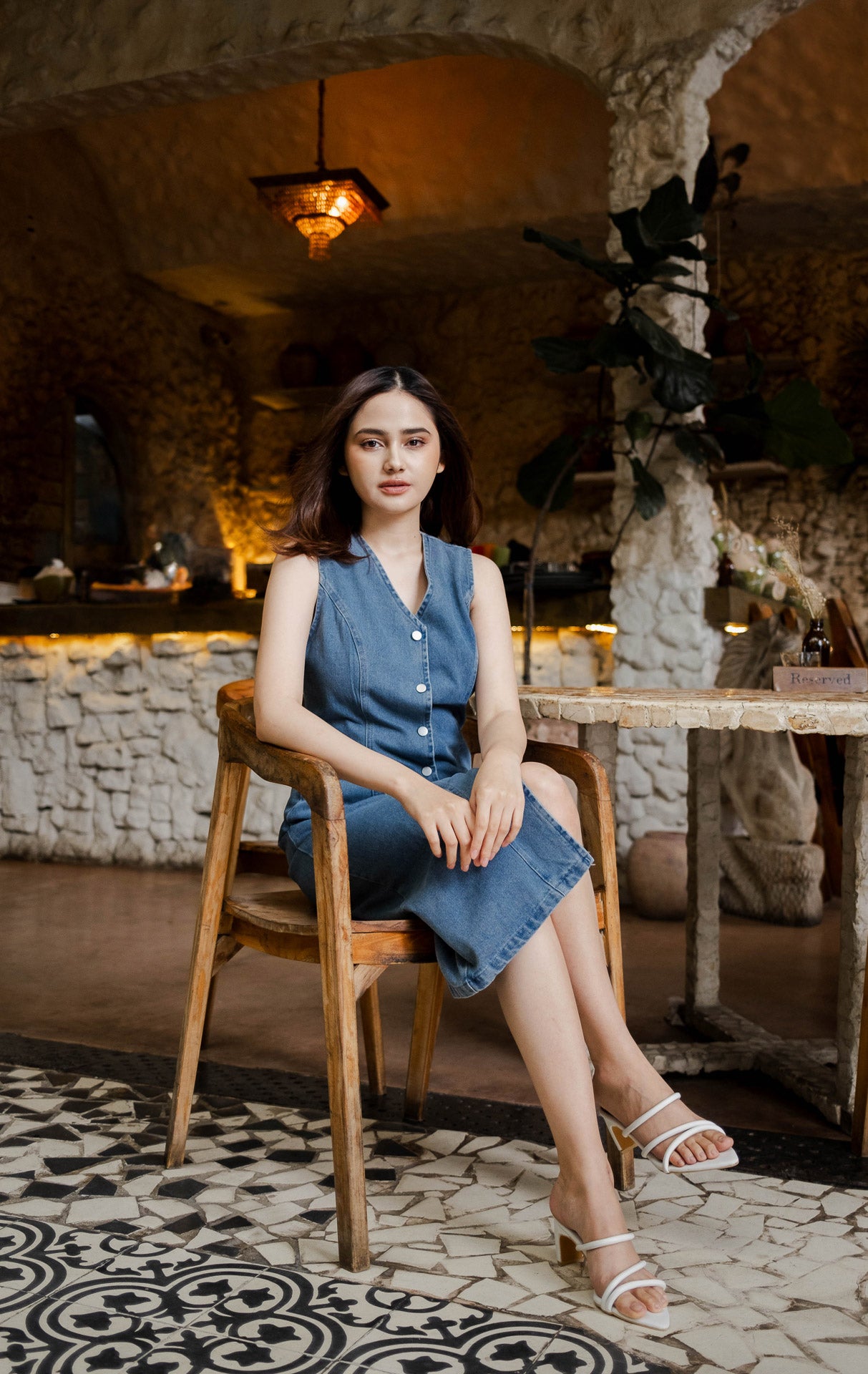 SH Ariesa Dress Denim