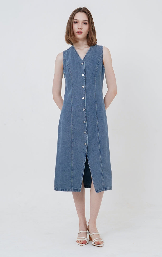 SH Ariesa Dress Denim