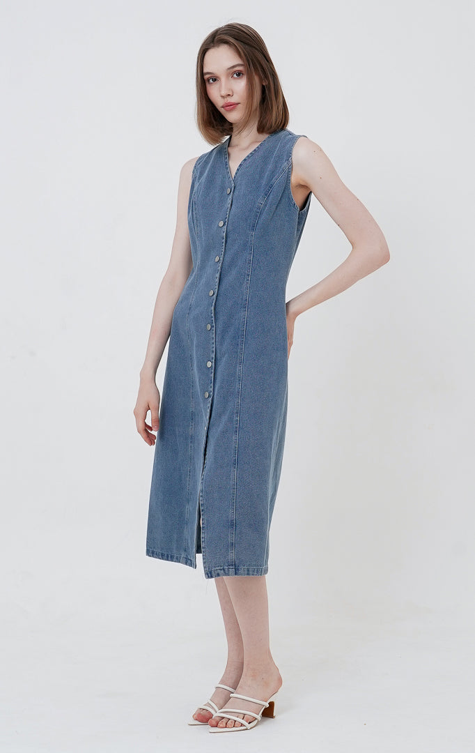 SH Ariesa Dress Denim
