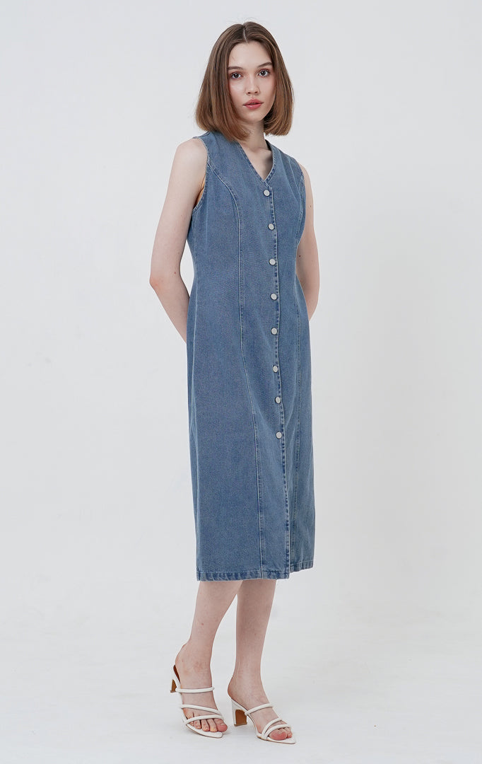 SH Ariesa Dress Denim