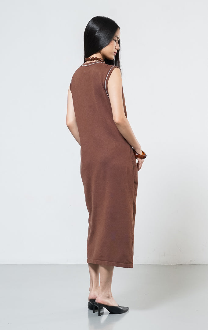 Lena Dress Brown