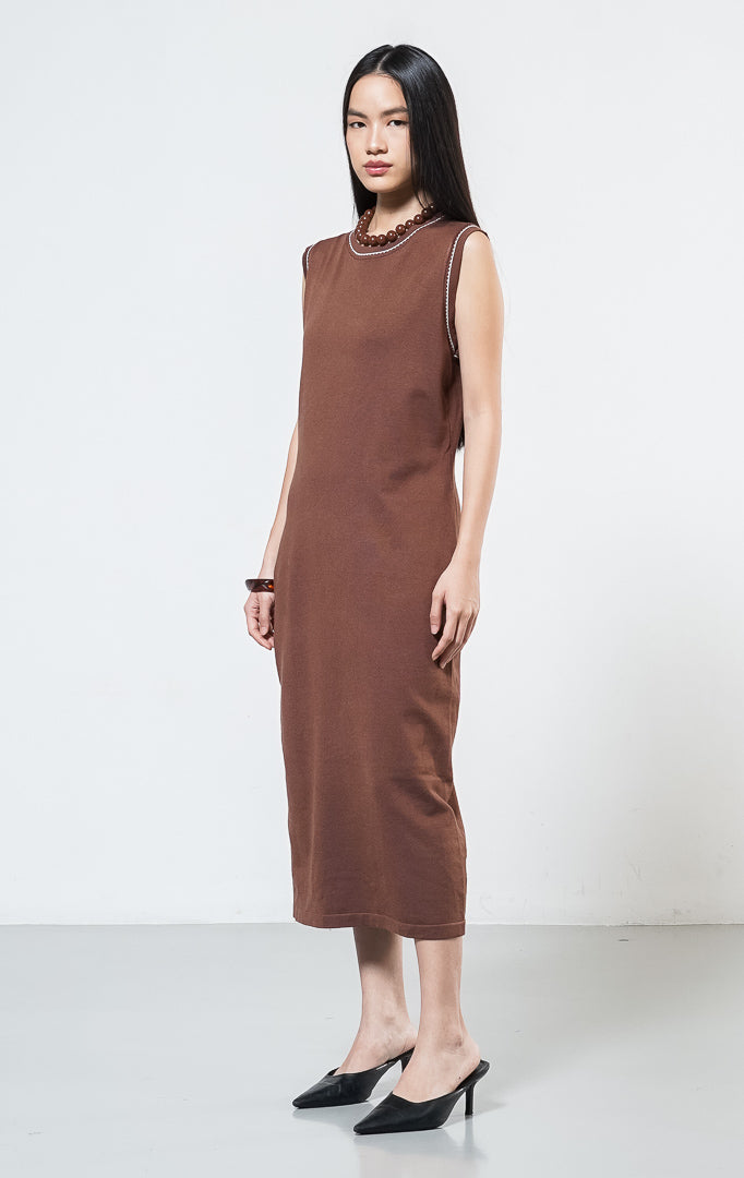 Lena Dress Brown