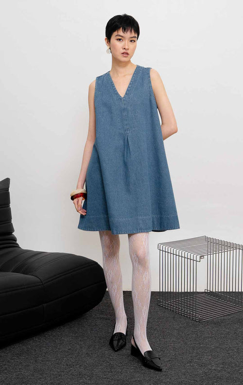 Madeline Dress Denim