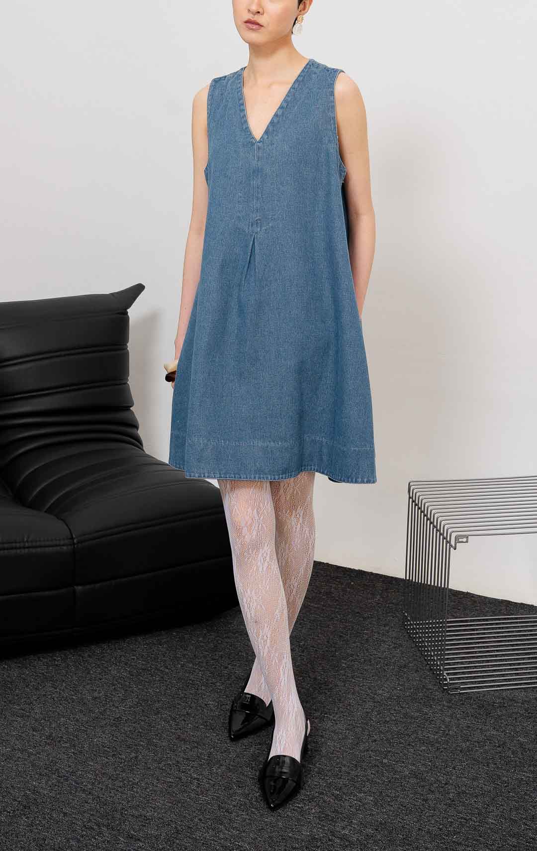 Madeline Dress Denim