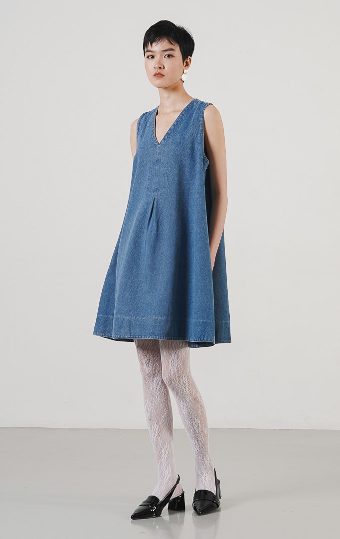 Madeline Dress Denim