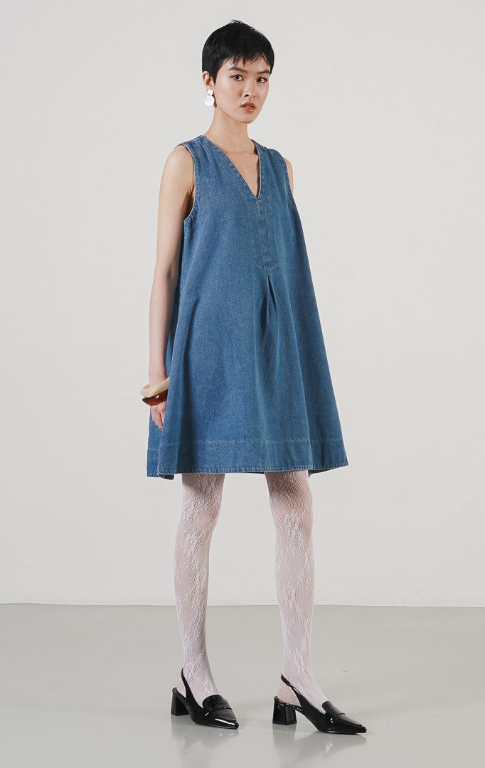 Madeline Dress Denim
