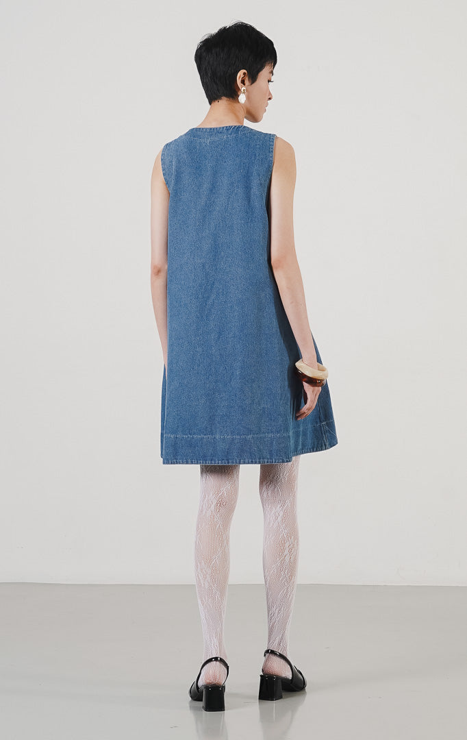 Madeline Dress Denim