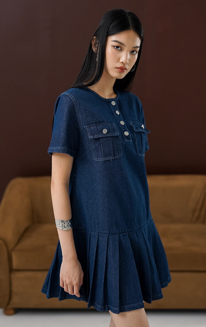 Moira Dress Denim