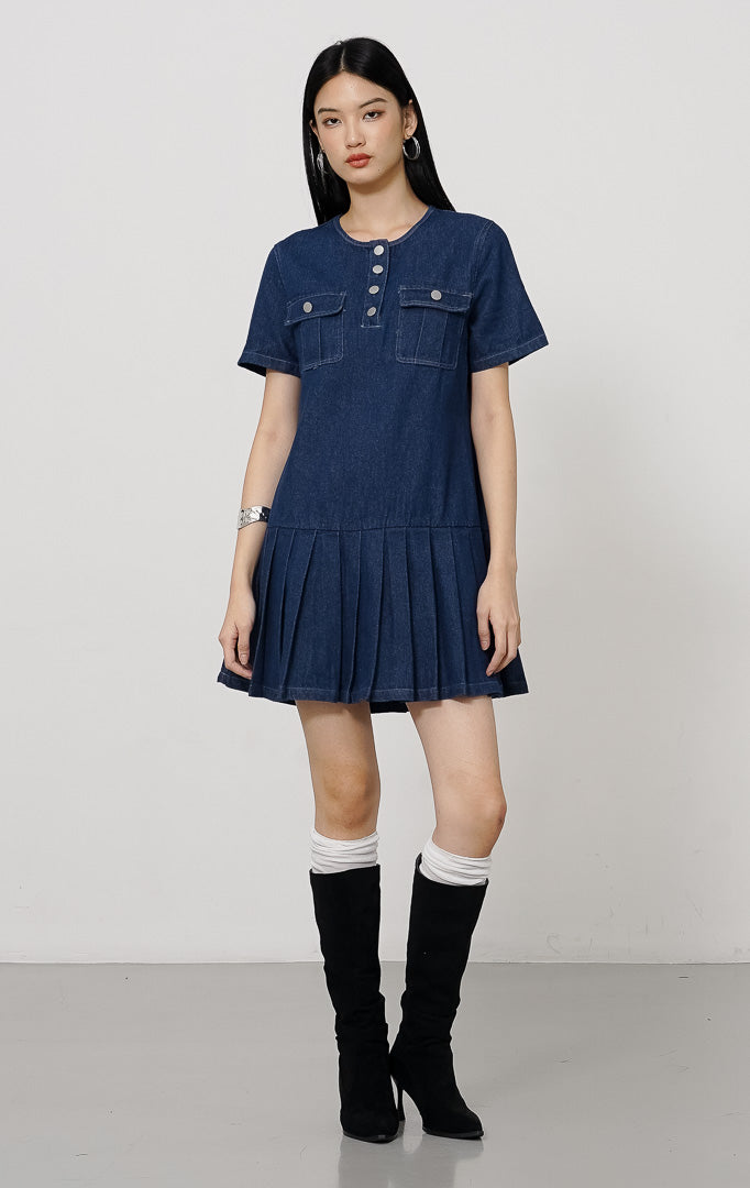 Moira Dress Denim