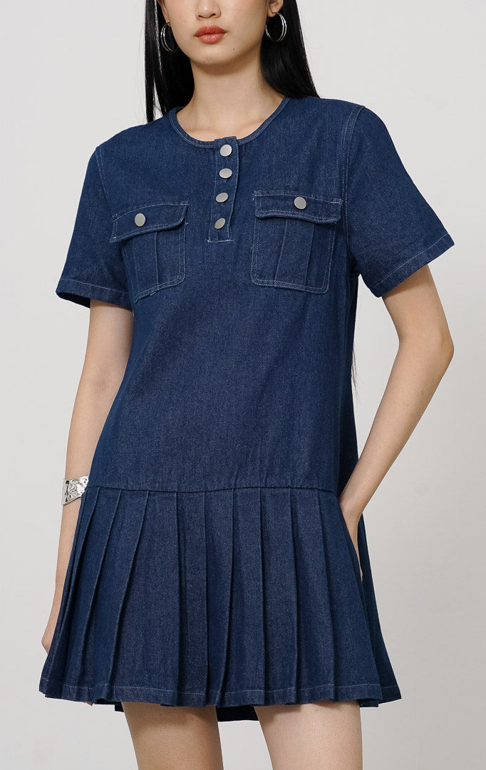 Moira Dress Denim